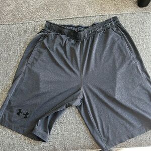 Under Armour shorts lightweight and soft. Thread in crotch little loose.